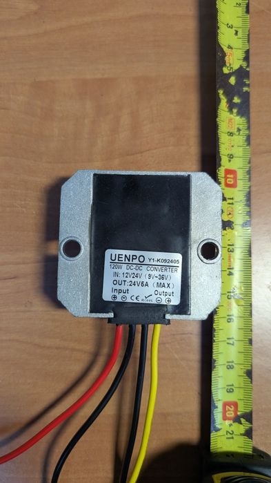 Zasilacz transformator przetwornica stabilizator 9-36v na 24v 5A