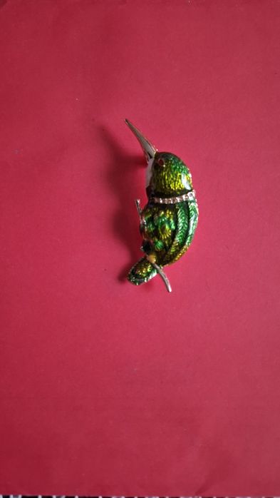 Broszka  - ptaszek koliberek