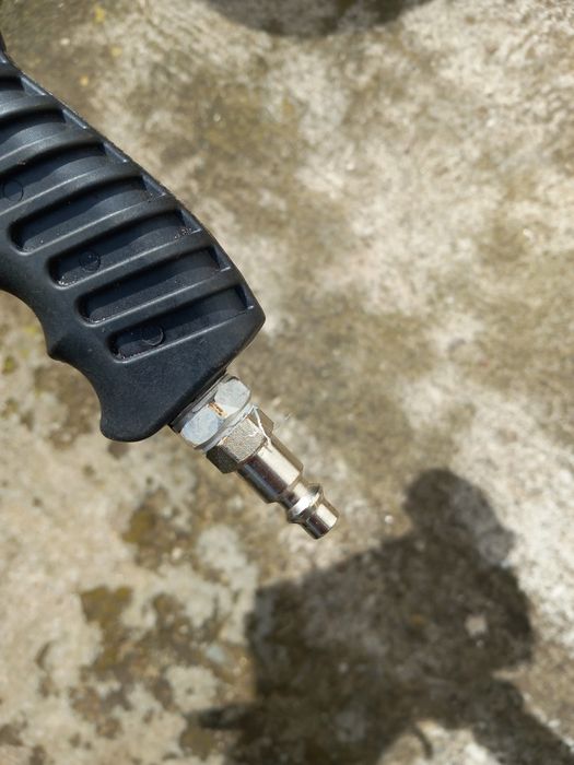 Pistola de jato (areia fina e bicarbonato de sódio)