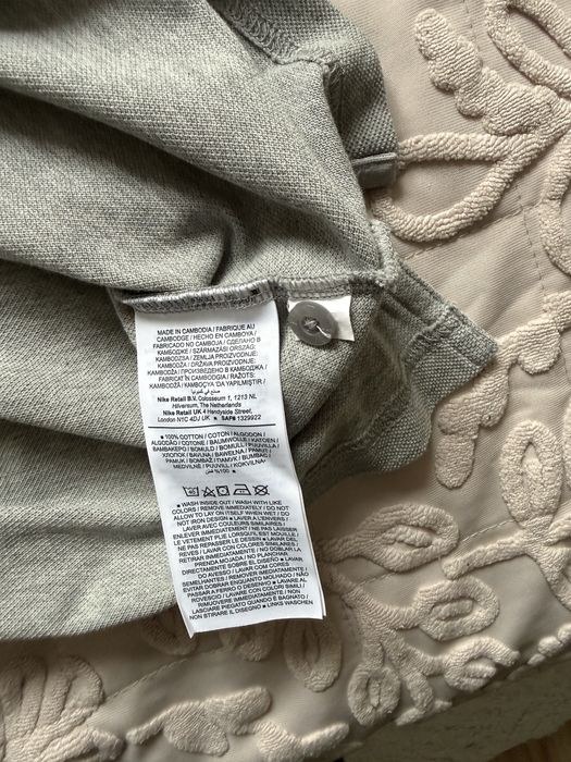 Nowa polówka męska koszulka Polo Nike z guzikami szara