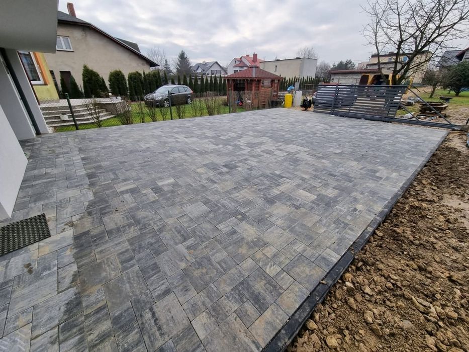 Usługi Brukarskie, Tarasy, Kostka Brukowa, Układanie kostki  Brukowej