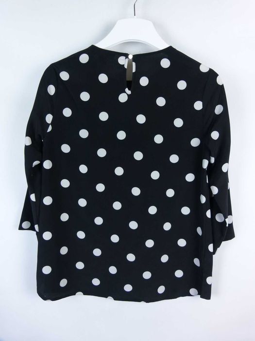 PRIMARK czarna bluzka w grochy 6 / 34