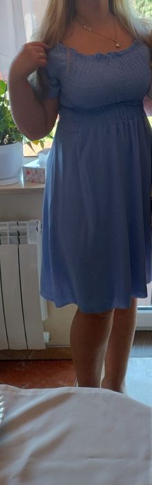 Niebieska sukienka damska L/XL