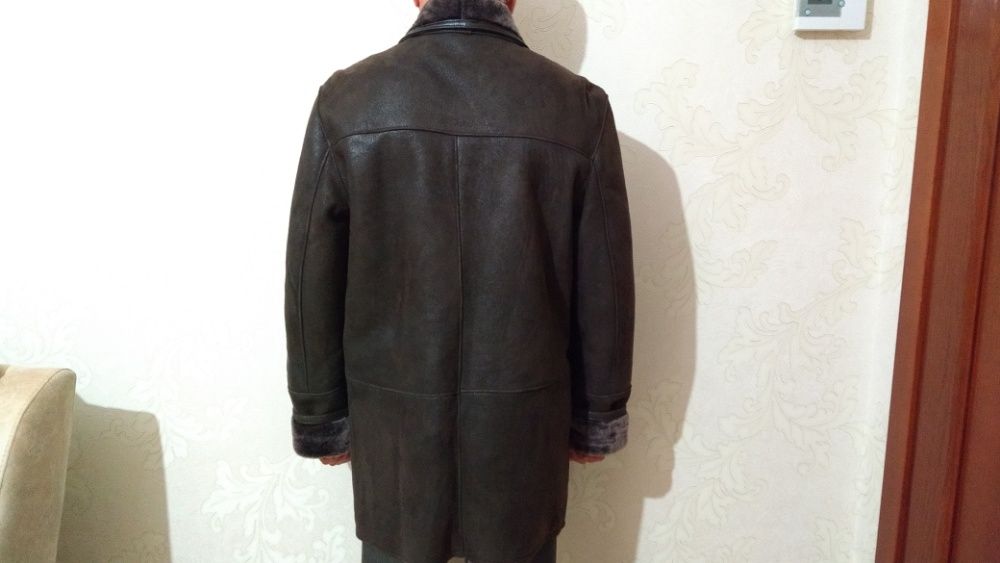 Мужская натуральная дубленка