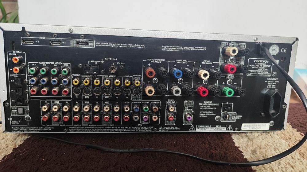 ONKYO TX-SR674E  7.1  150W/kanał HDMI
