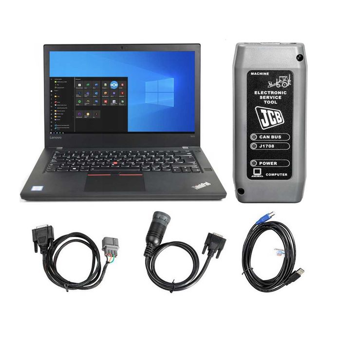 Interfejs Diagnostyczny JCB Service Master + Laptop Serwisówka ASO Ful