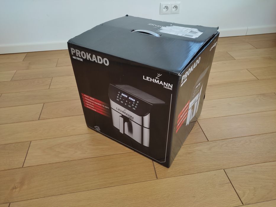 Frytkownica beztłuszczowa 1800W AIRFRYER 8L NIEPRZYWIERAJĄCA LEHMANN