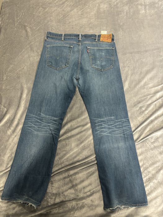 Джинсы Levis 527 Bootcut 512 flared bootcut jeans washed faded клеш буткат
