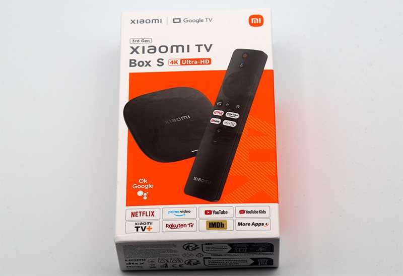 Смарт приставка  Xiaomi TV Box S 3rd Gen 2/32G WiFi BT5.2 Google TV 14.Netflix
