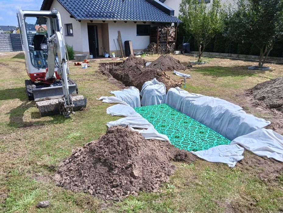 Usługi Minikoparką koparką oraz wywrotka 3,5 tony