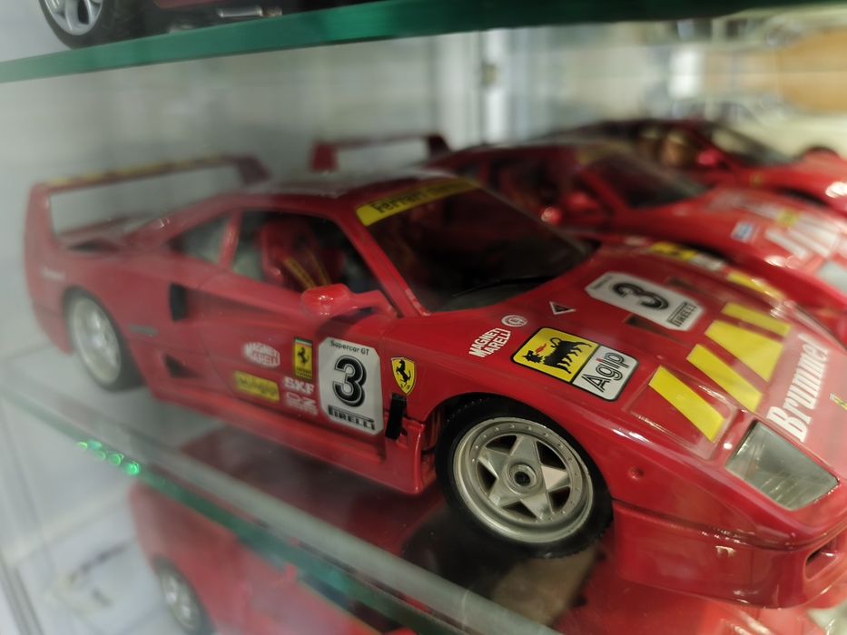 1/18 Ferrari F40 burago carro coleção miniatura