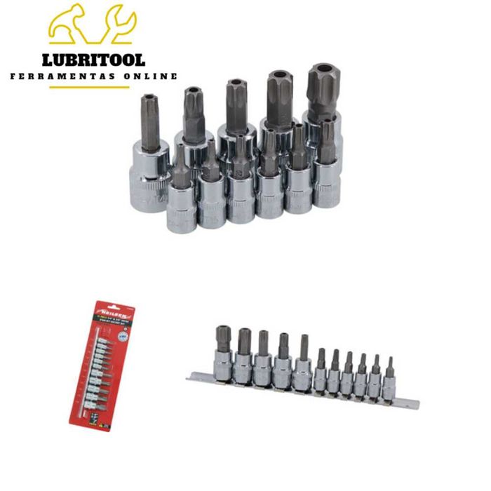 Jogo 11 Chaves Caixa Torx 1/4" 3/8" CT0925 | NOVOS