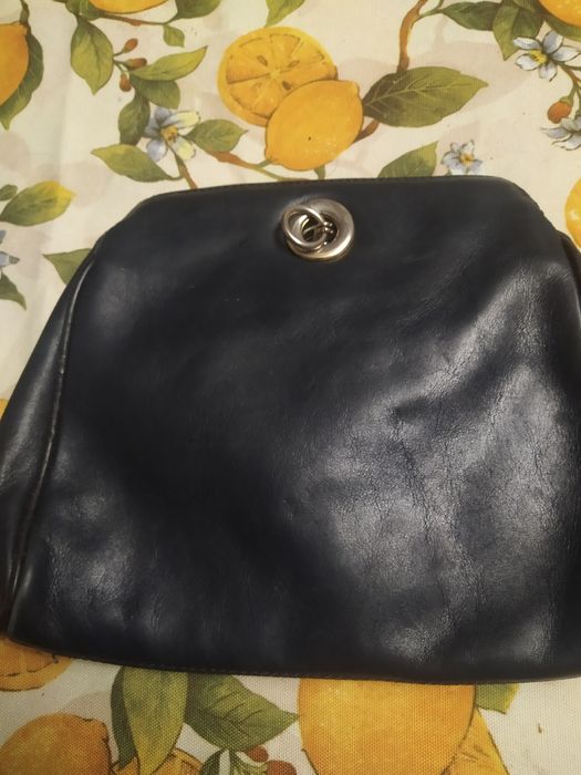 Вінтажний шкіряний клатч