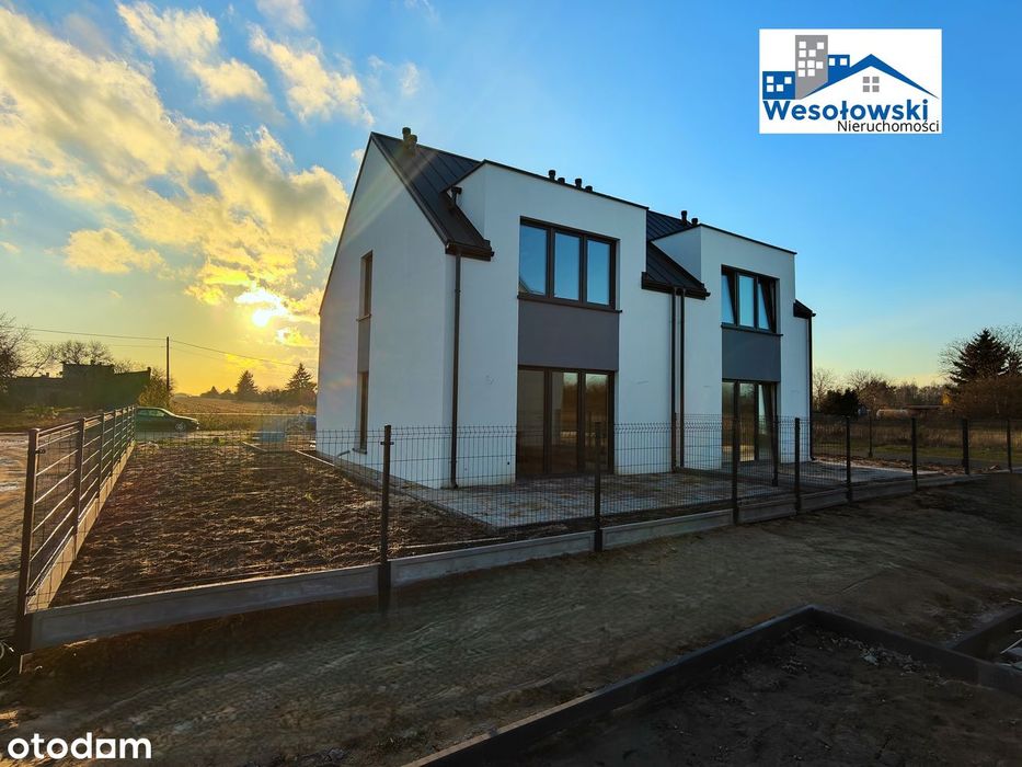 Nowe domy 80m2, w zabudowie bliźniaczej, tańsze od mieszkania w bloku.