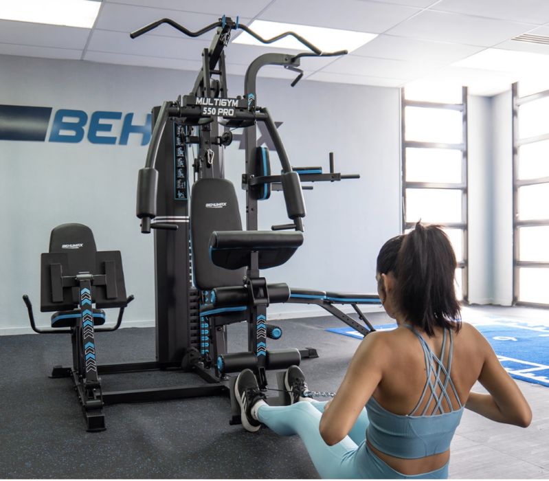 Maquina Musculação Behumax  Multigym 550 PRO + Leg Press