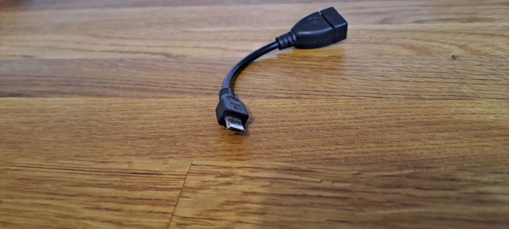 Przejściówka Adapter OTG mini USB do USB czarny