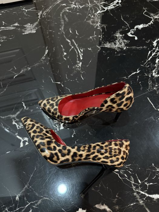 Леопардові туфлі човники