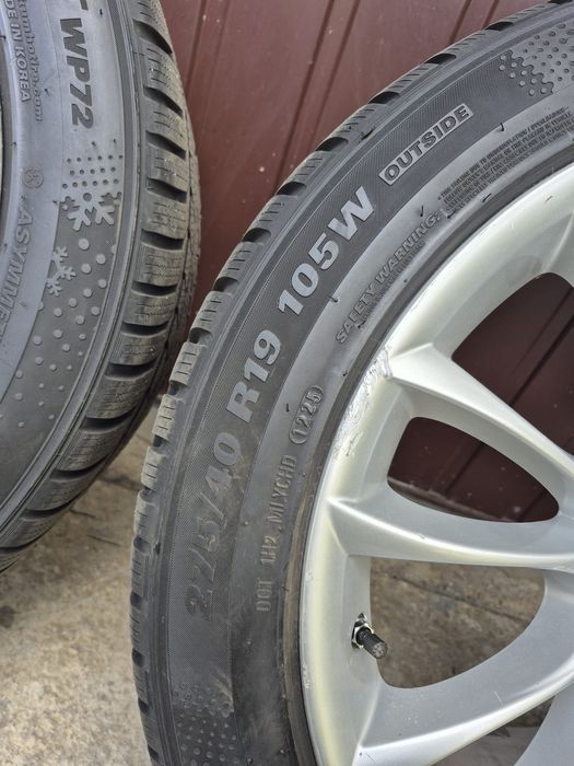 Sprzedam komplet opon zimowych z aluminiowymi felgami