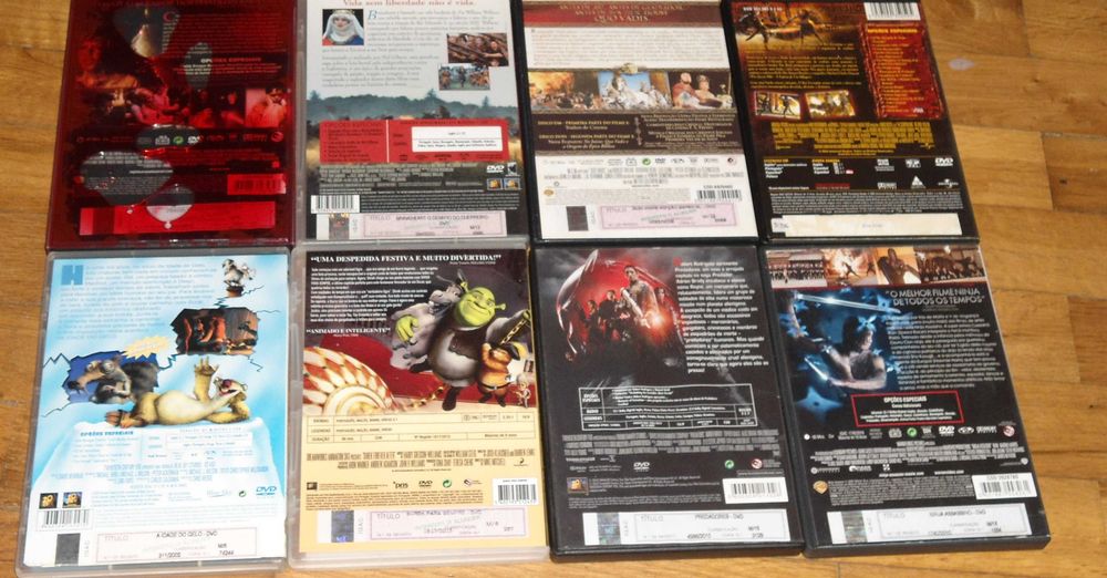 Conjunto de dvd originais lote 5