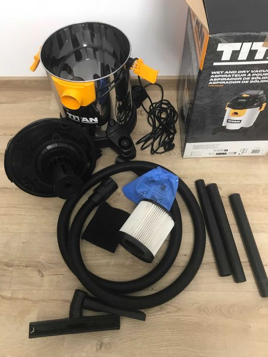 Пилосос для вологого та сухого прибирання Titan TTB775VAC 1400 Вт 20 л