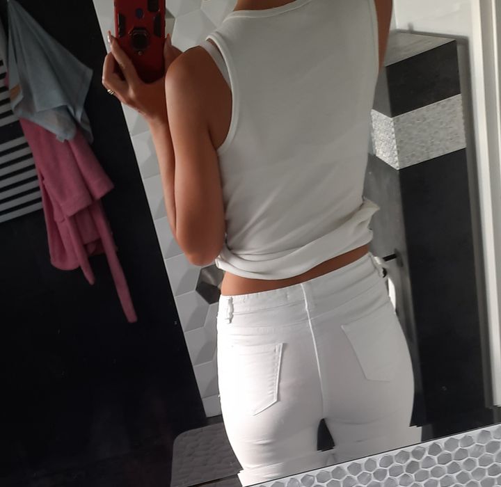 Spodnie damskie jeansowe 38
