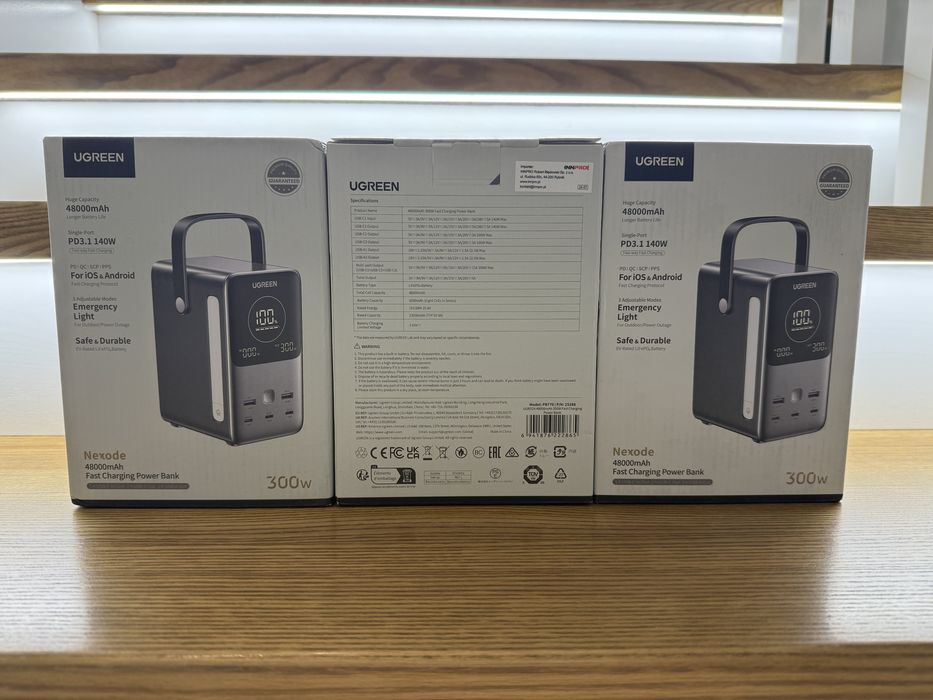 Повербанк(павербанк) UGREEN PB770 48000mAh, 300W