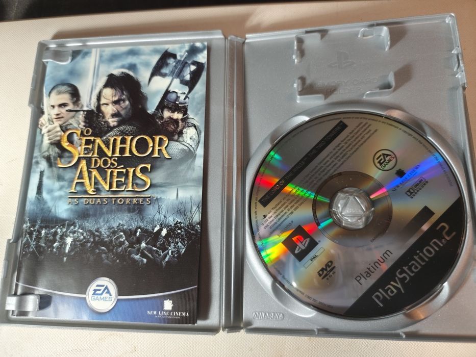 Jogo PS2 O Senhor dos Anéis As Duas Torres