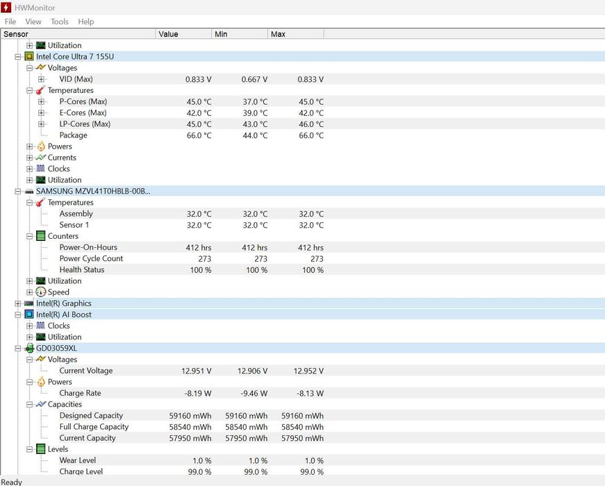 HP Envy 2-in-1 14" Intel Core Ultra 7 155U 16GB 1TB