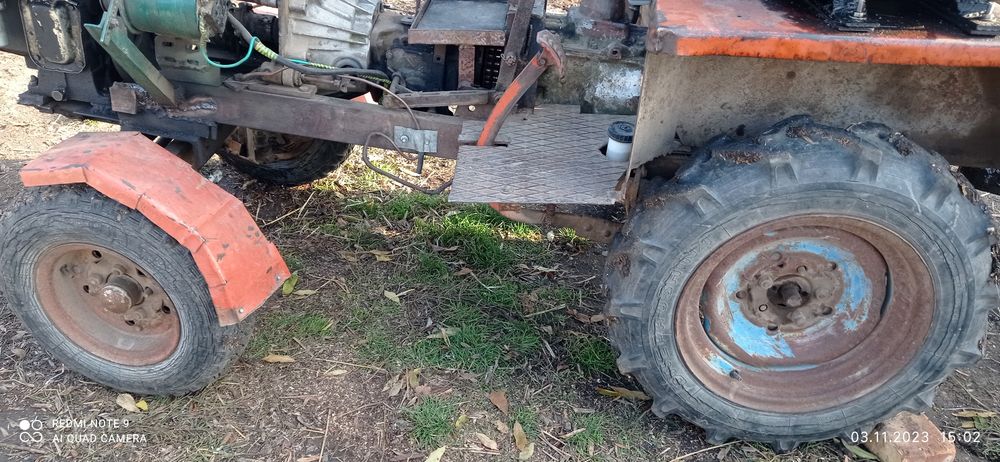 Мини-трактор Зубр 8 л.с Дизельный+прицеп