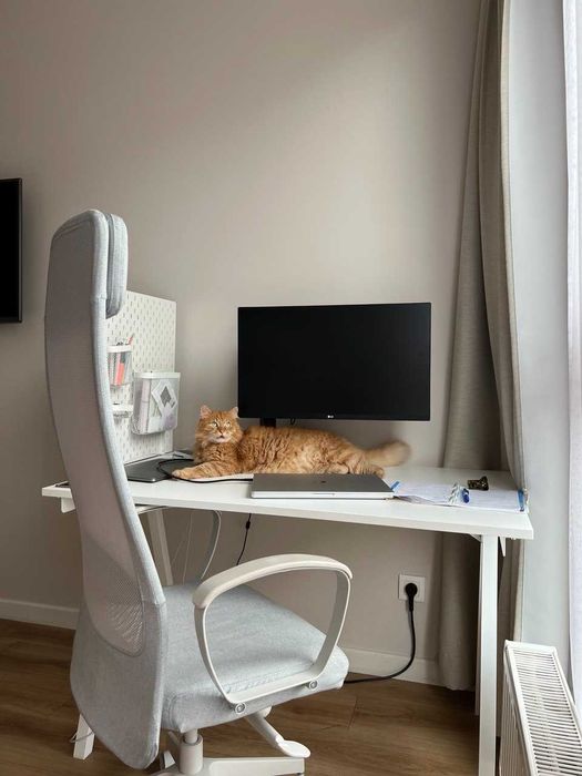 TROTTEN Biurko, biały, 120x70 cm