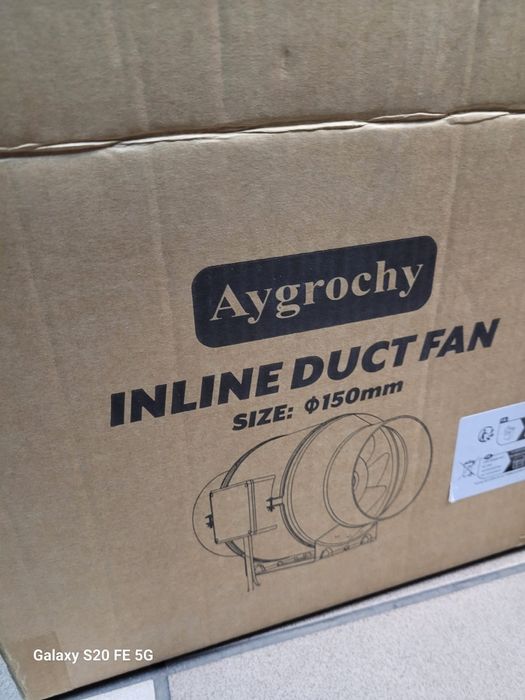 Wentylator rurowy Aygrochy 150mm 688m³/h, 3000rpm