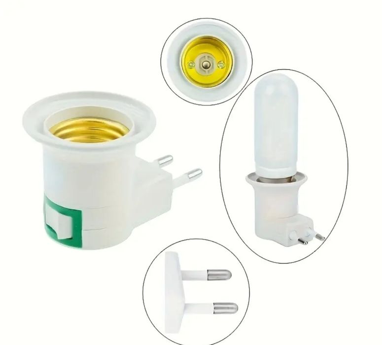 Luz presença com interruptor