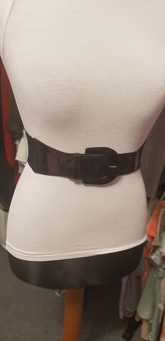 Pasek czarny akcesoria do ubrań 7cm x 75