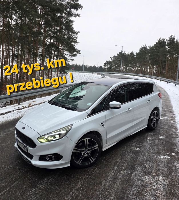 Ford S-Max TYLKO 24 tys km - niski PRZEBIEG!  ST LINE 180KM bez adblue