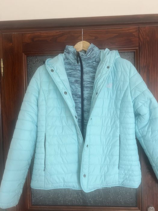 Kurtka new balance L jak nowa ocieplana z kapturem