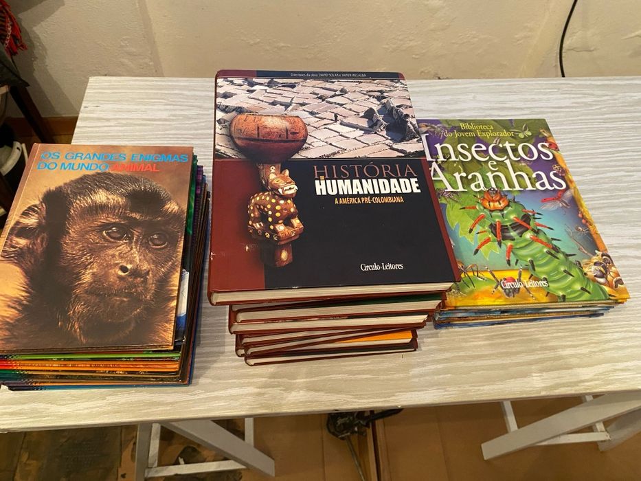 Vendo coleções de livros diversos [Ler descrição]