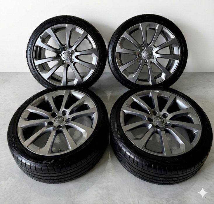 Oryginalne koła felgi Audi 18" 5x112 ET54 + Opony Continental