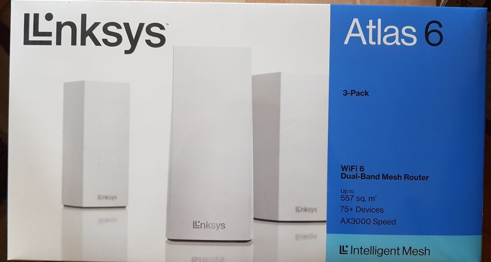 System mesh Wi-Fi 6 Linksys + 3 węzły AX3000 AX5400