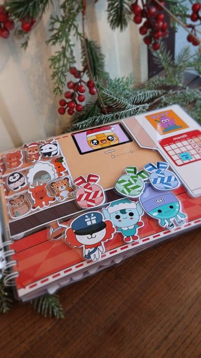 Зима в Тока Бока Частина 3 альбом гра на липучках