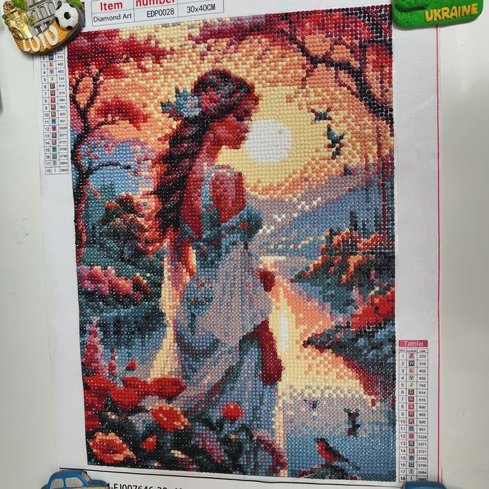 Готова 30*40 см діамантова, алмазна картина