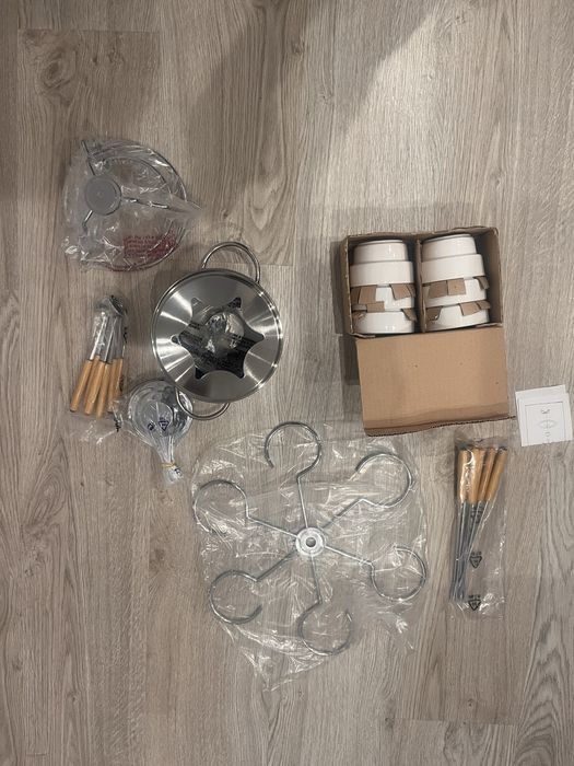 Fondue inox 22 peças