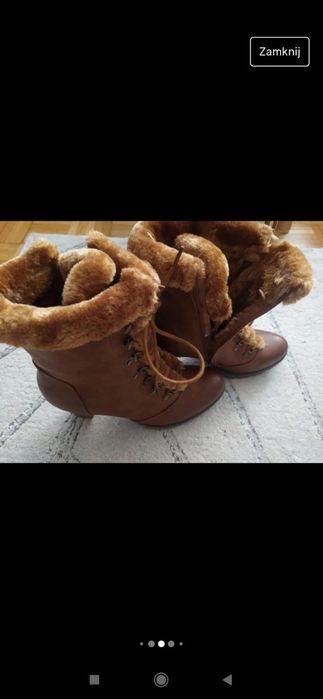 Botki damskie ocieplane