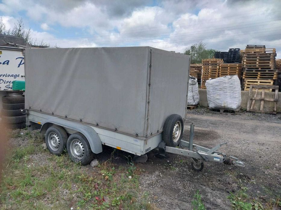 Przyczepka dwuosiowa Anssems 2018 – aluminiowe burty, DMC 2000 kg, ładowność 1698 kg