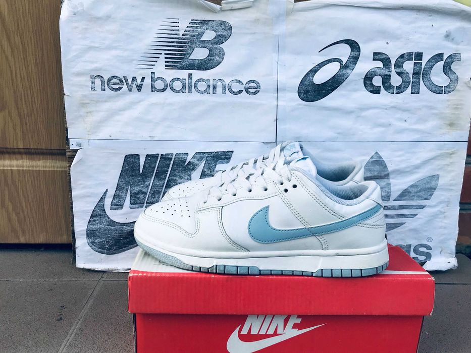 Кроссовки Nike Dunk Low баскетбольные кожаные