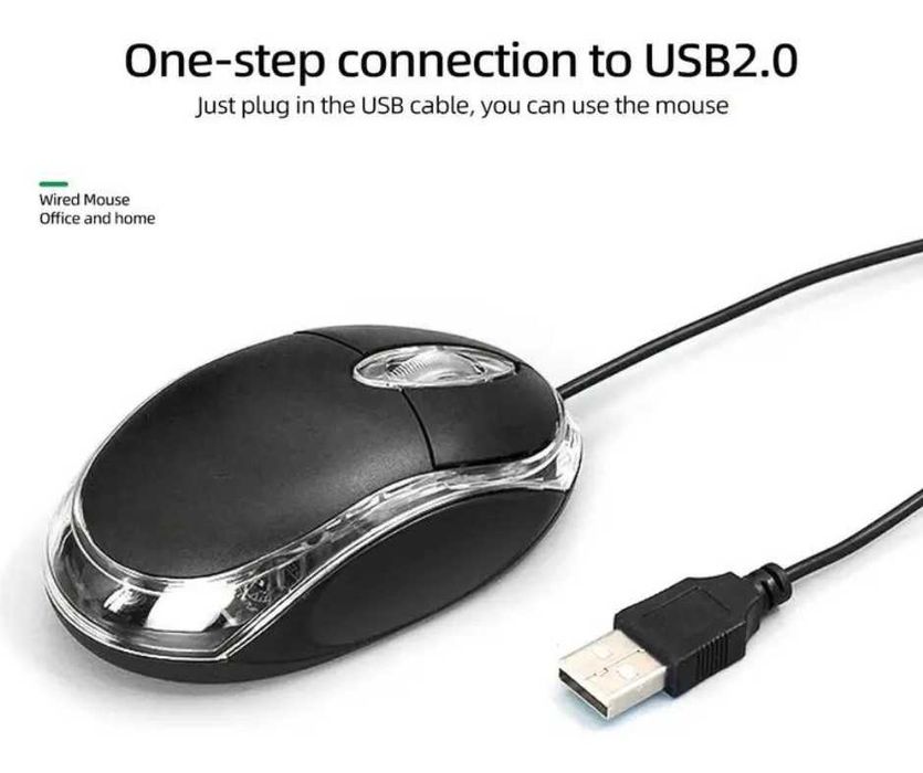 Wired USB Mouse with Red Light428223394669537283