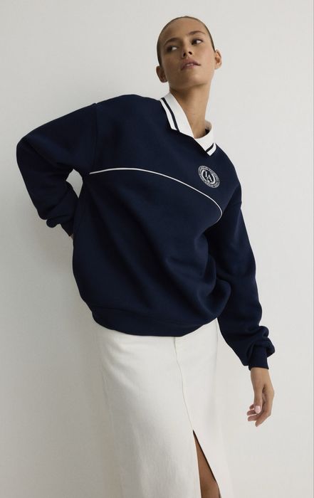 Світшот  розмір М у синьому кольорі reserved