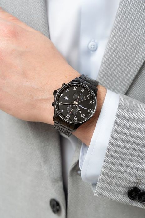 zegarek męski paul lorens pl20002b-1a5 + box