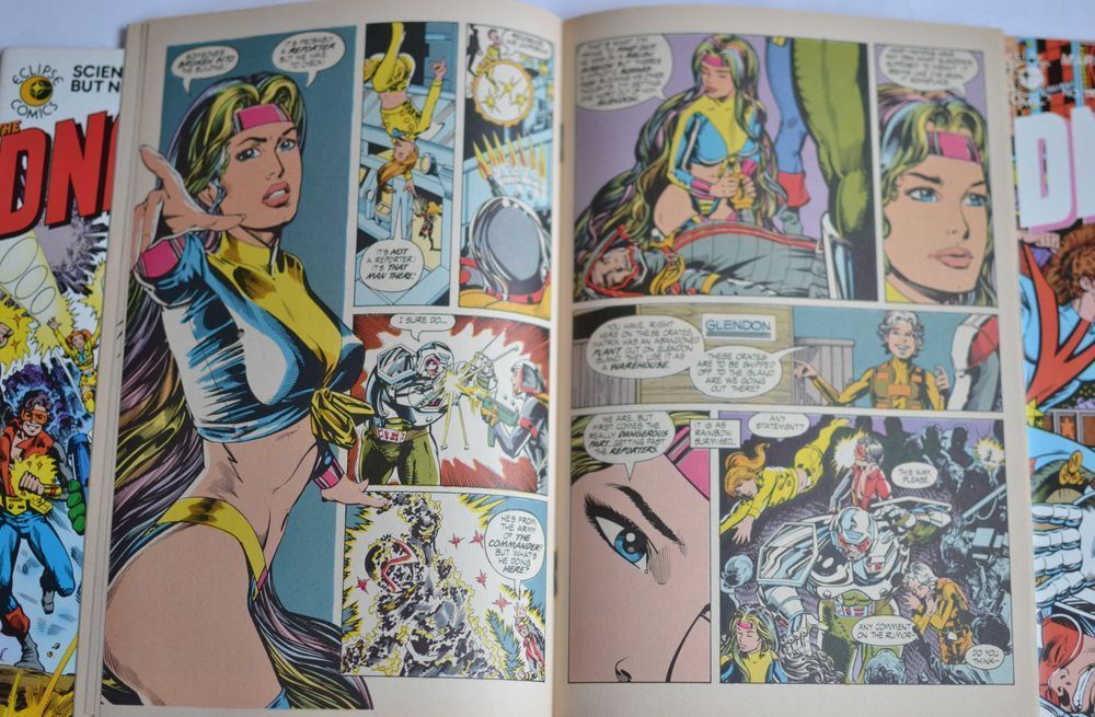 DNAgenst zeszytówki różne numery Eclipse Comisc 1983 Komiksy zestaw