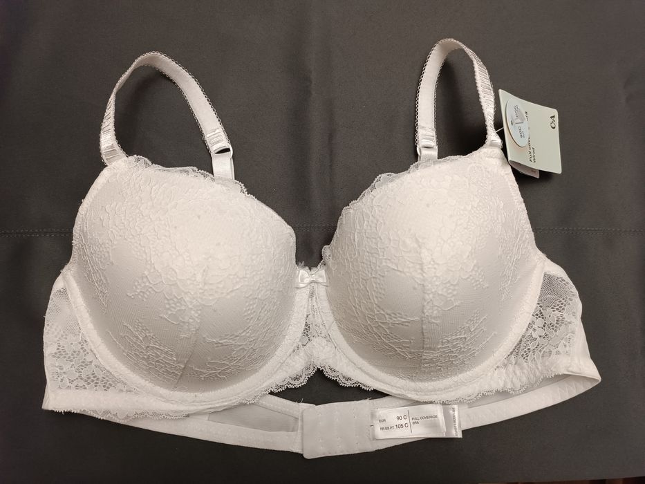 Бюстгальтер 90 С/Д білосніжний