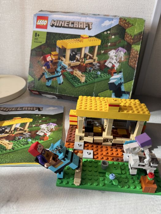 Конструктор Лего Майнкрафт Стайня Lego Minecraft The Horse Stable